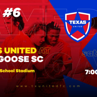Texas United looks to continue winning streak against Little Rock Rangers