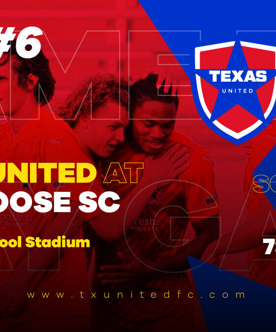 Texas United set to wrap up road trip against Blue Goose