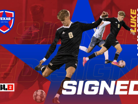 Luke Mulkey is signing with Texas United for the 2023 Season