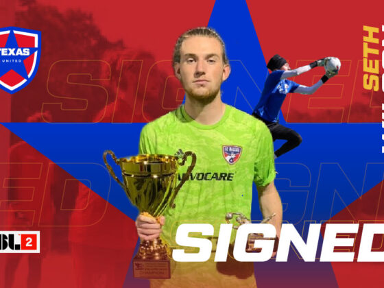 Texas United is excited to announce the signing of USYNT Goalkeeper: Seth Wilson