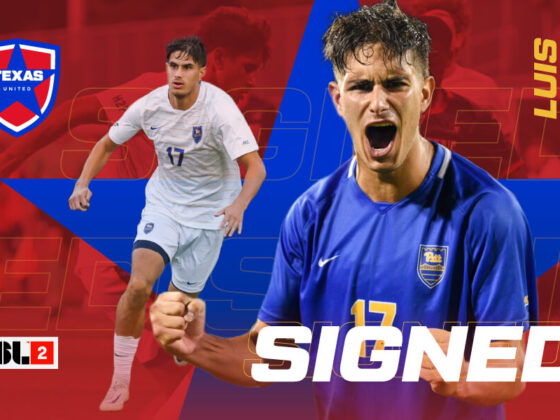 Texas United have signed Pitt Striker, Luis Sahmkow