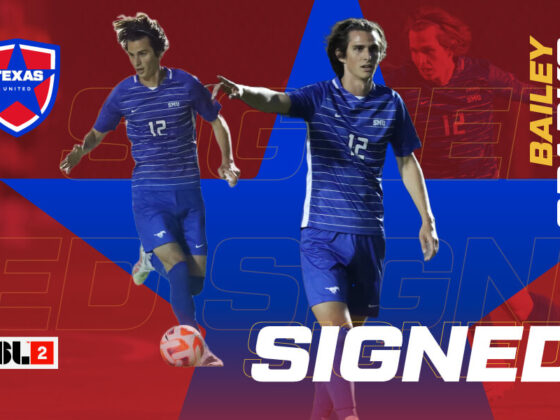 Texas United Welcome Bailey Sparks back to the team for the 2023 Season
