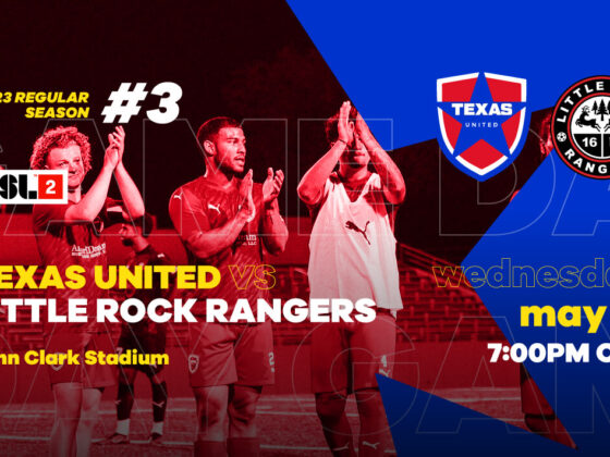 Texas United looks to continue winning streak against Little Rock Rangers